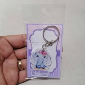 Llaveros Baby Shower Elefantes 