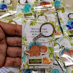 Llaveros Baby Shower Dinosaurio Costa Rica