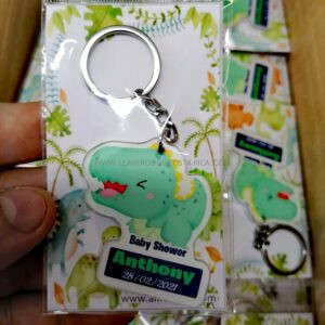 Llaveros Baby Shower Dinosaurio Costa Rica