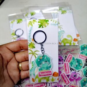 Llaveros Baby Shower Dinosaurio Costa Rica