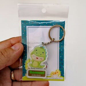 Llaveros Baby Shower Dinosaurio Costa Rica