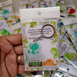Llaveros Baby Shower Dinosaurio Costa Rica
