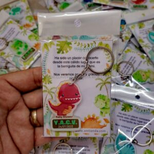 Llaveros Baby Shower Dinosaurio Costa Rica