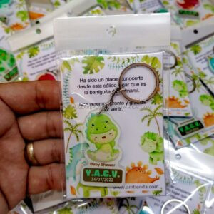 Llaveros Baby Shower Dinosaurio Costa Rica
