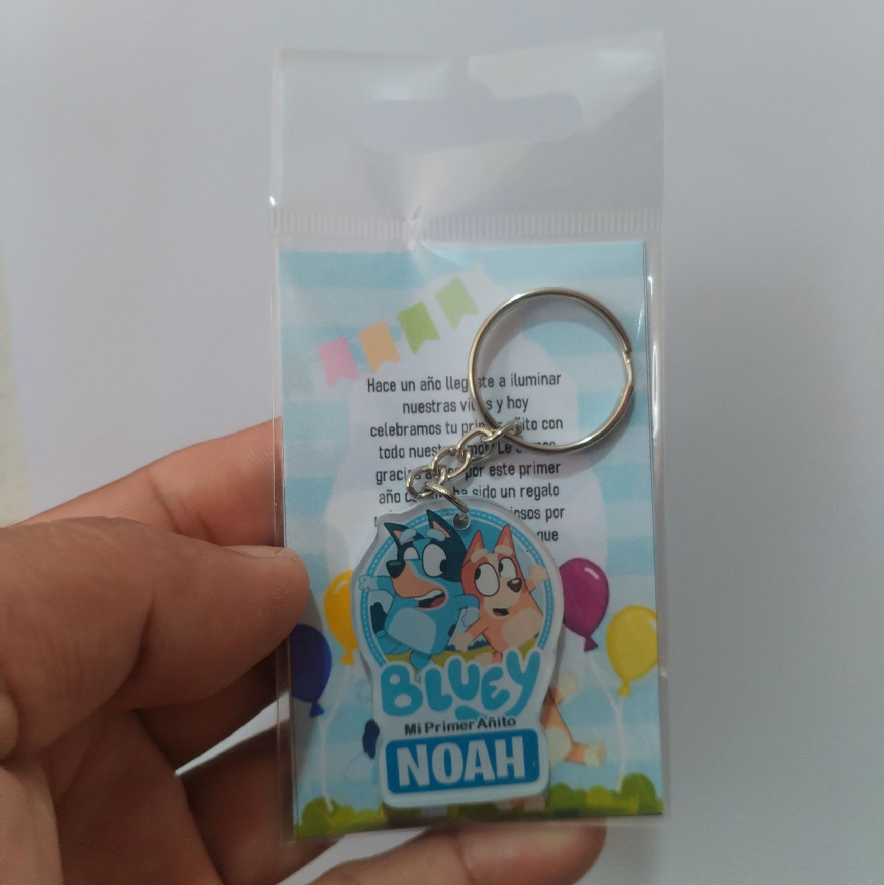 Llavero de Bluey and Bingo