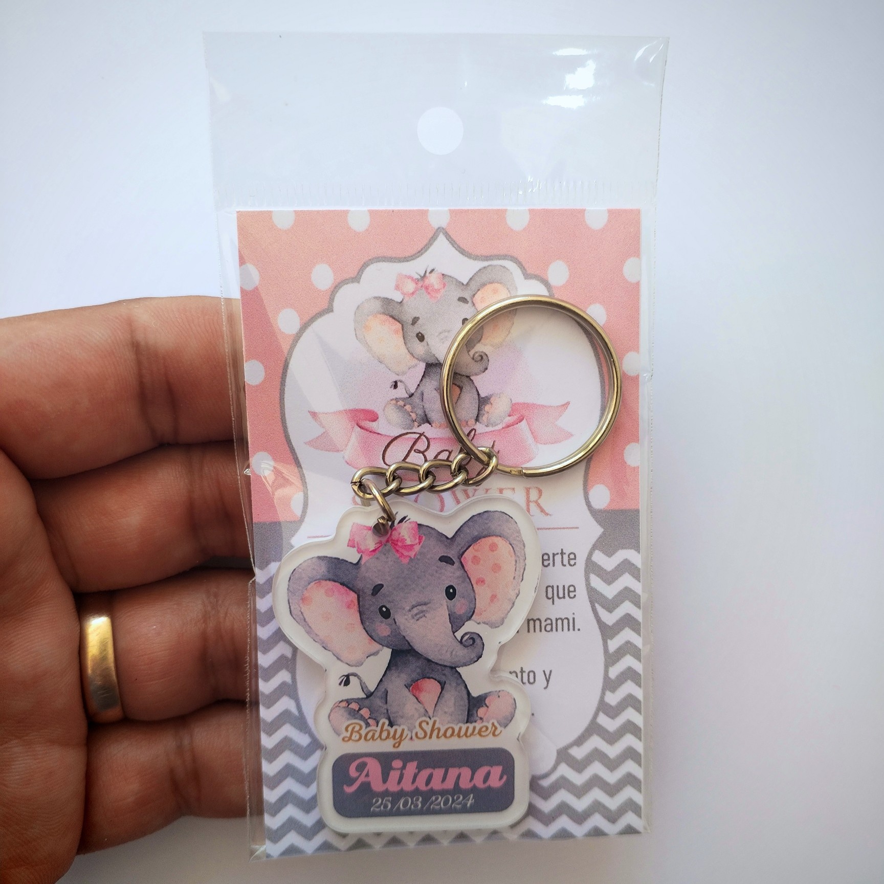 Llavero de Elefante Niña (1)
