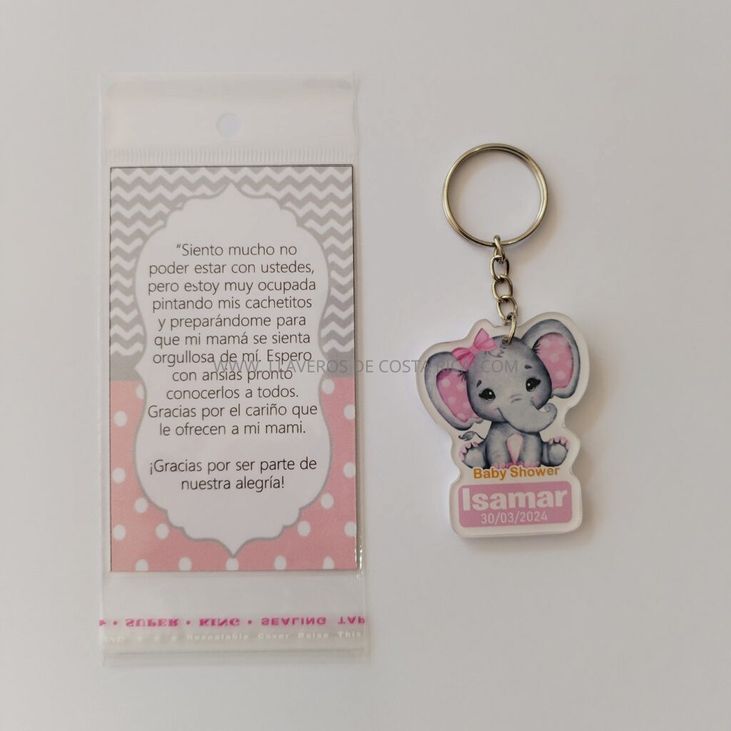 Llavero de Elefante Niña (7)