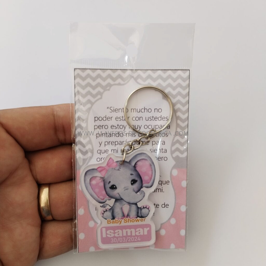 Llavero de Elefante Niña (8)