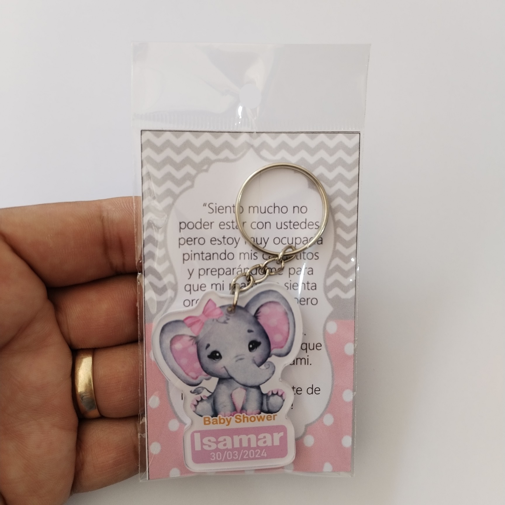 Llavero de Elefante Niña (8)