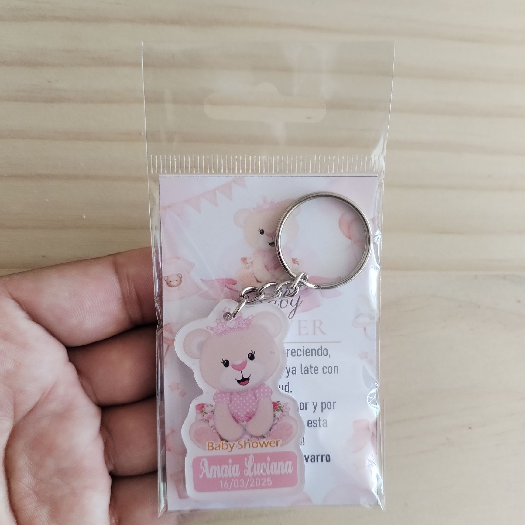 Llavero de Osita Princesa