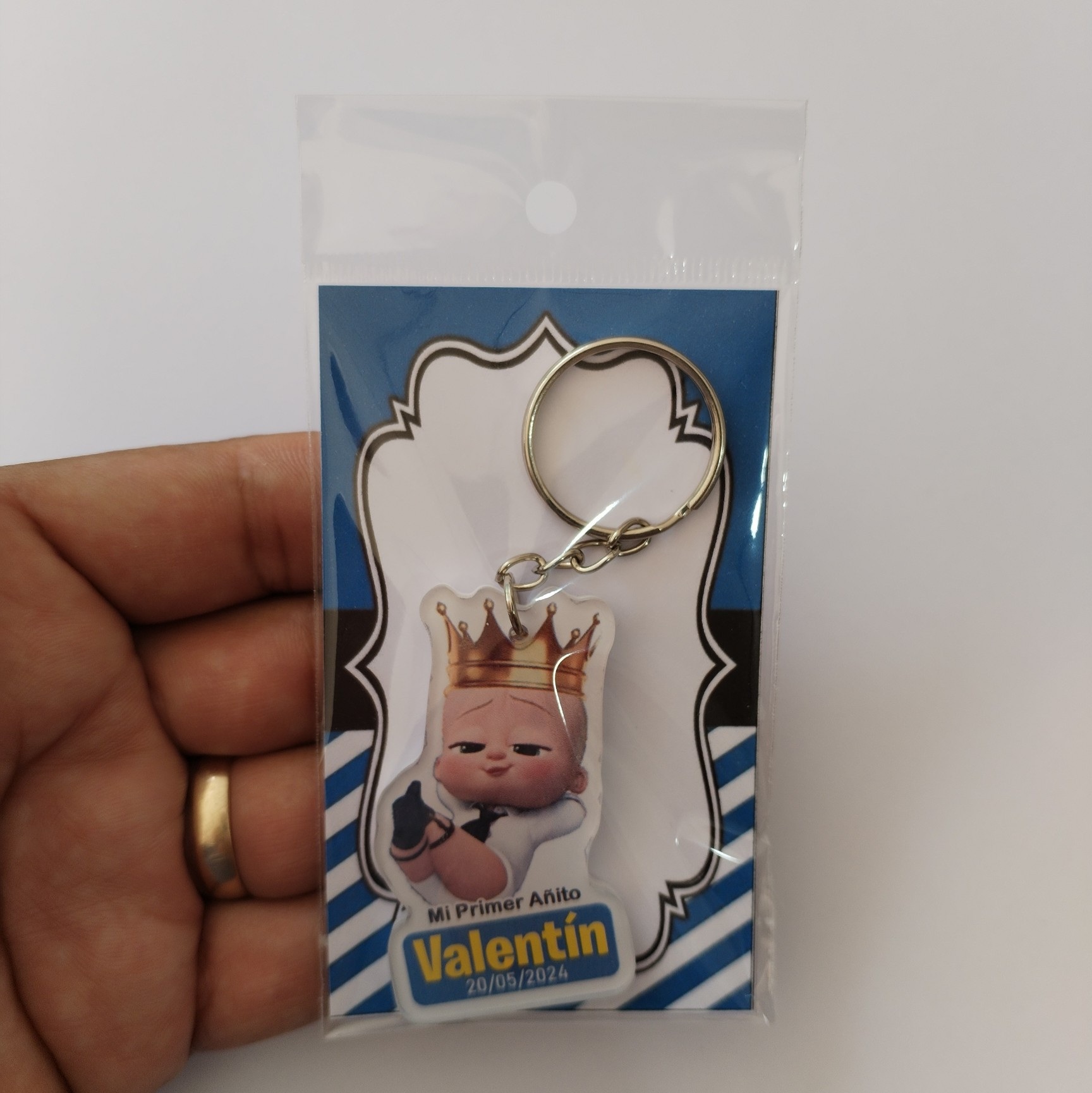 Llavero de Un Jefe en Pañales